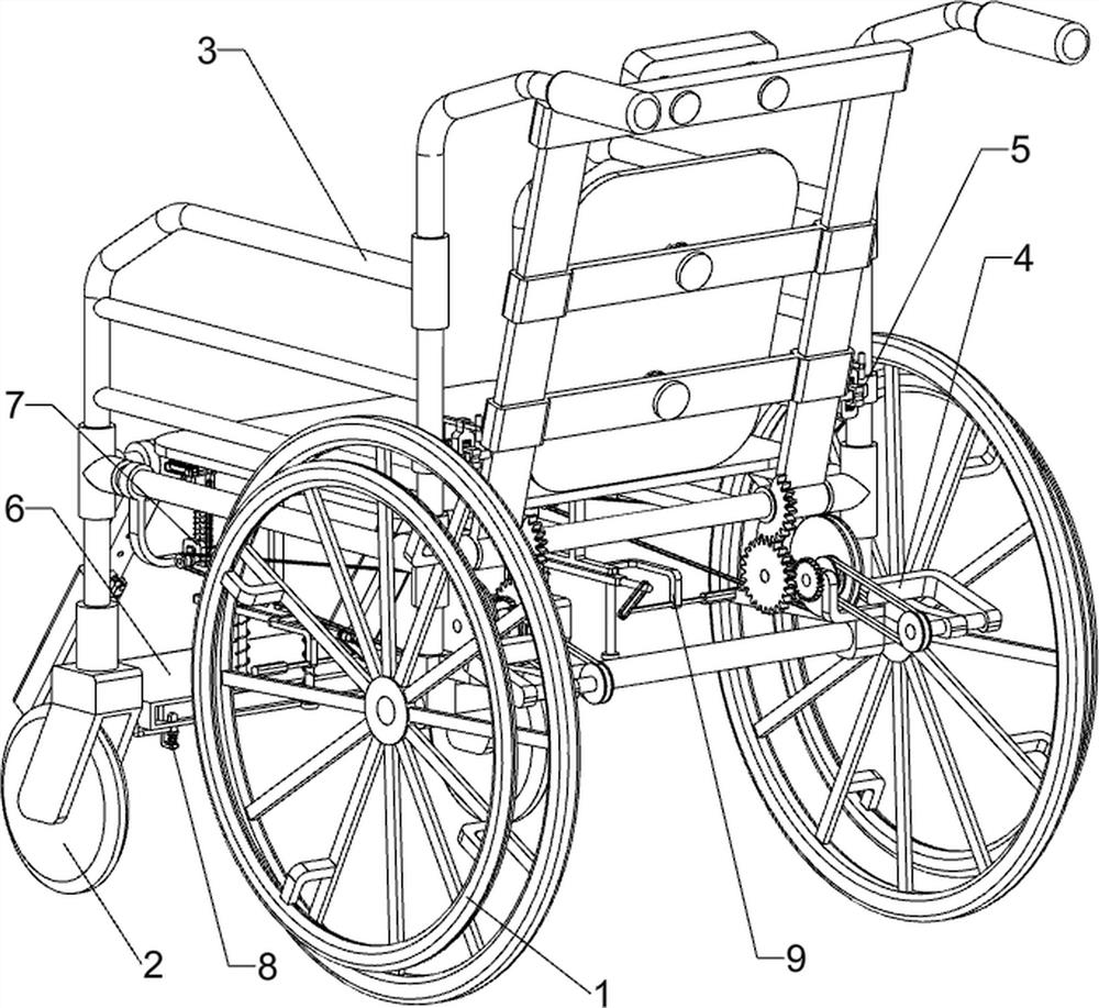 Medical physical rehabilitation wheelchair