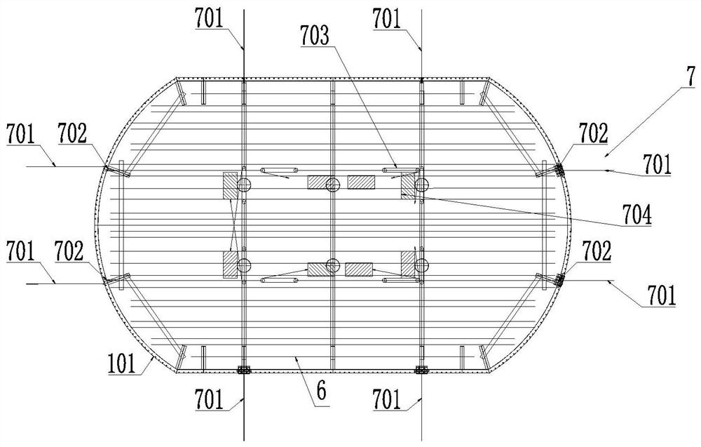 Construction method of high-fall deepwater rock-socketed foundation