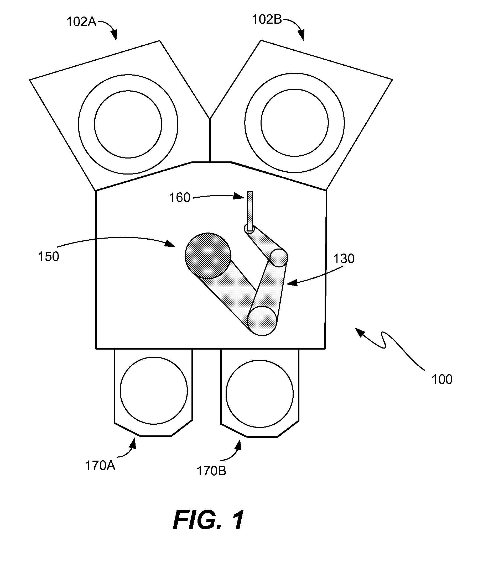 Magnetic rotational hardstop for robot