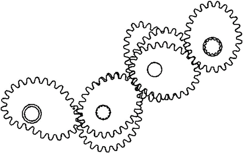 Double planet carrier type non-circular elliptical gear planetary gear set pot seedling transplanting mechanism