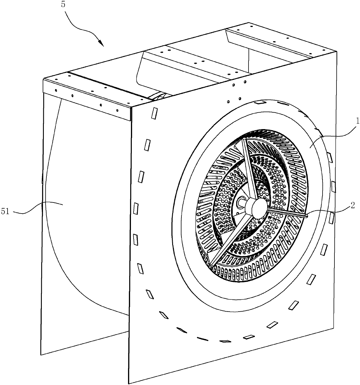 Fan and extractor hood applying same