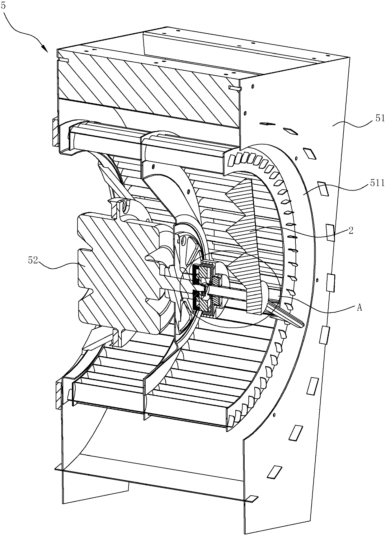 Fan and extractor hood applying same