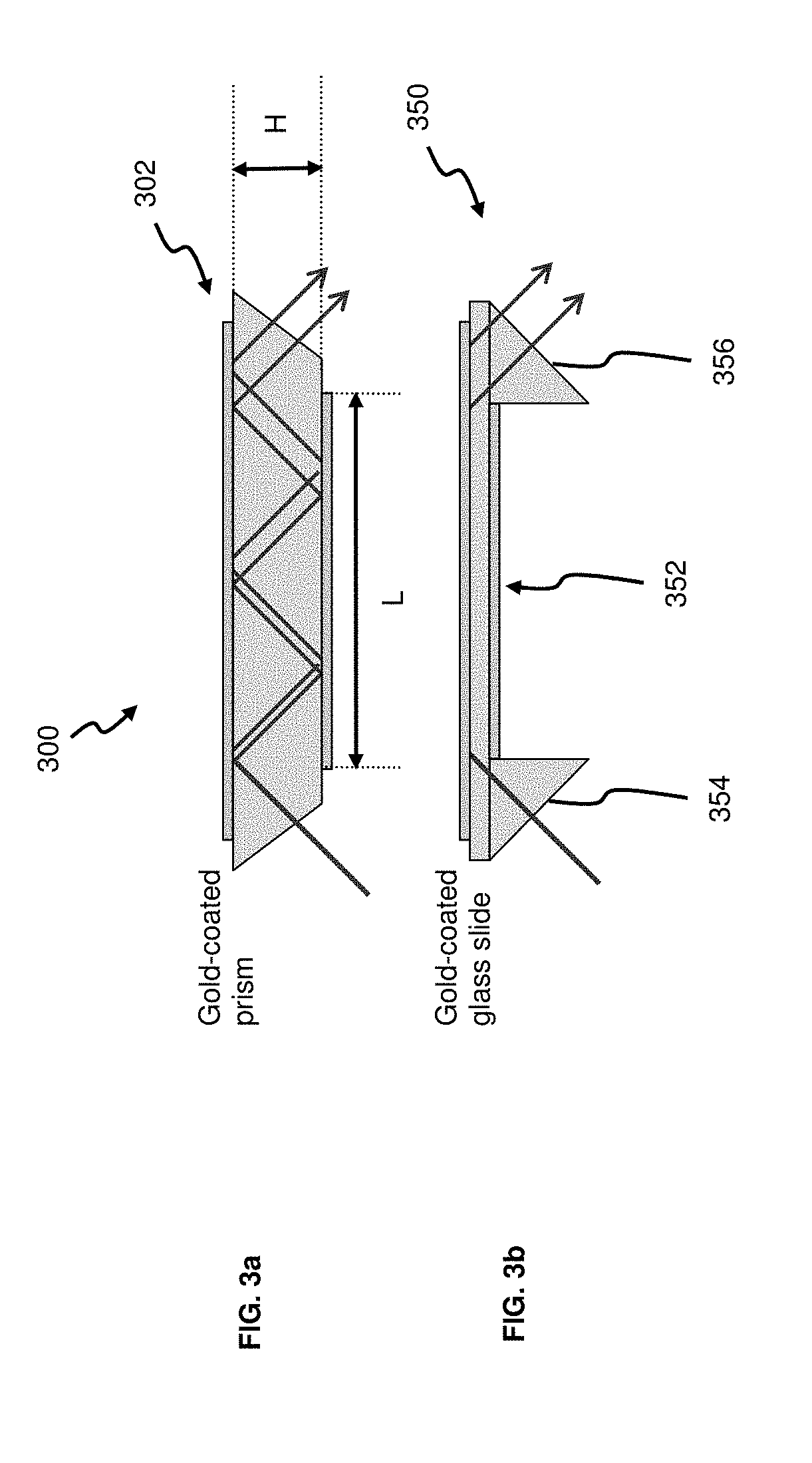 Device for analysing a specimen using the goos-hänchen surface plasmon resonance effect