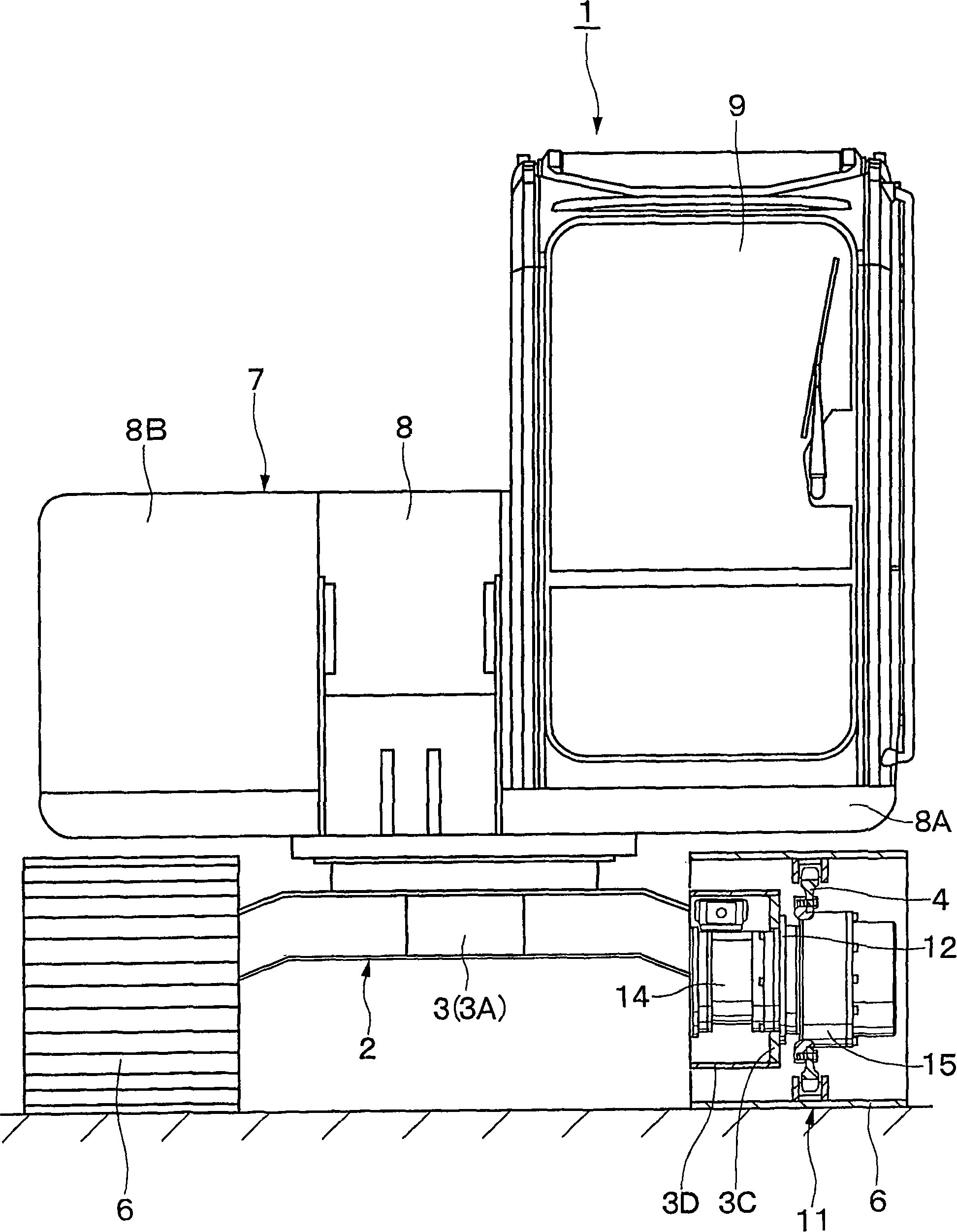 Drum rotation device for construction machine