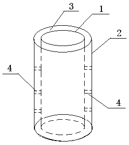 Core cementing mold for sand consolidation formula performance evaluation and experimental method of core cementing mold