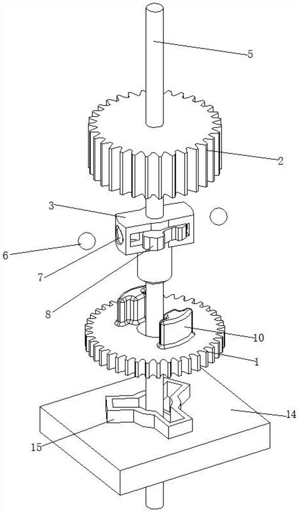 Ball clutch structure