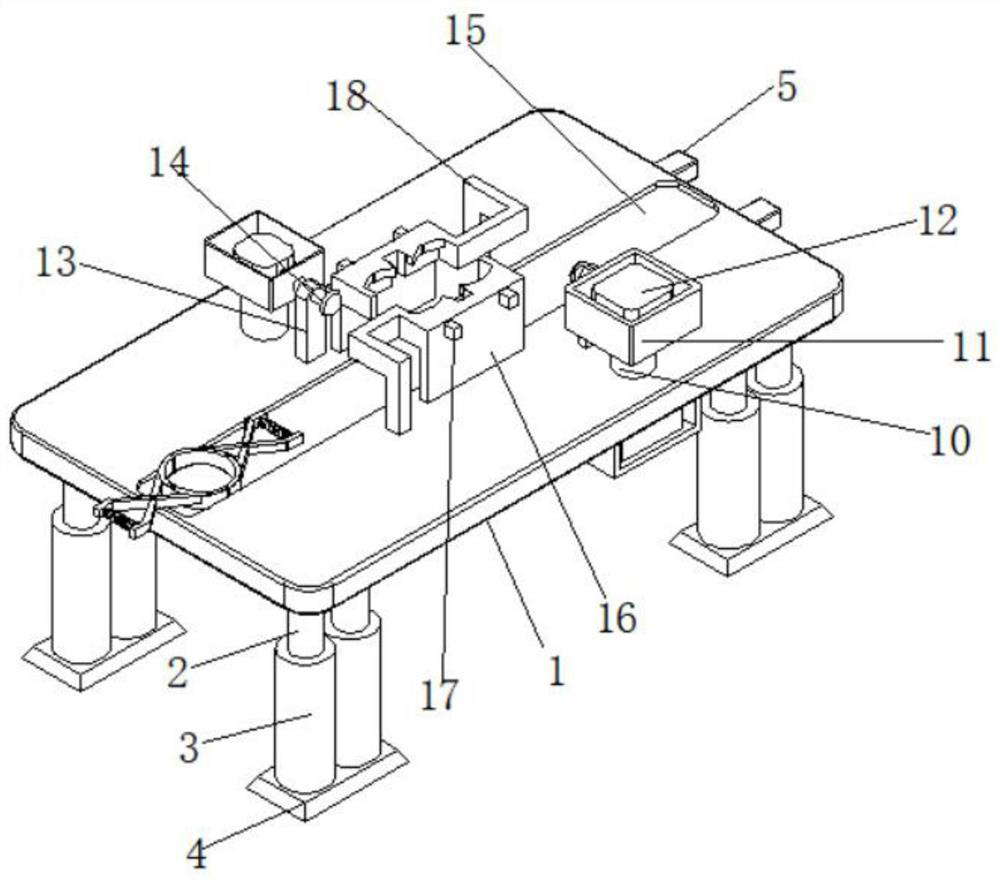 Torsion-resistant clamping device for butt-welding flanges