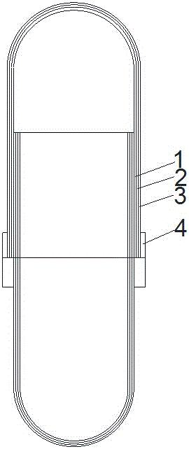 Enteric hollow capsule and preparation method thereof