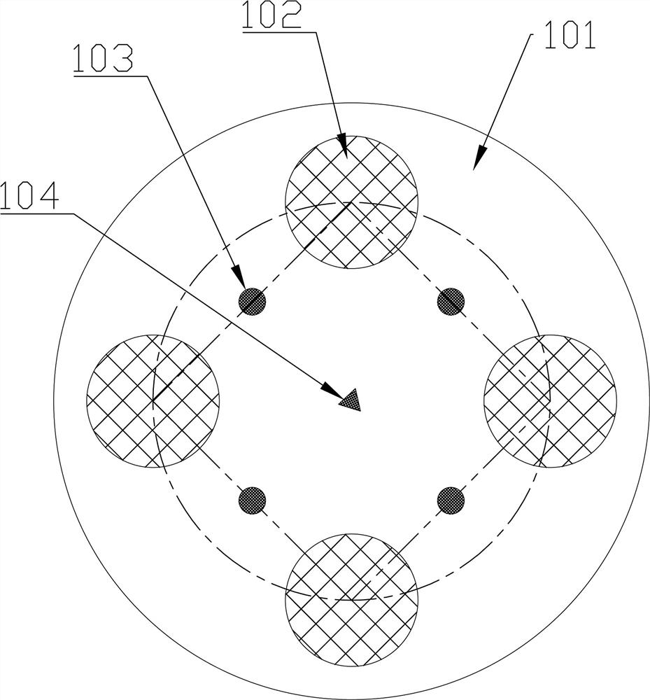 Multi-core panda structure polarization maintaining optical fiber and coupling connection device thereof