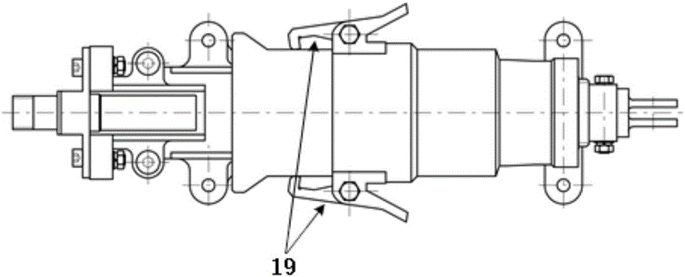 Slat tilting detection device of aircraft high lift system