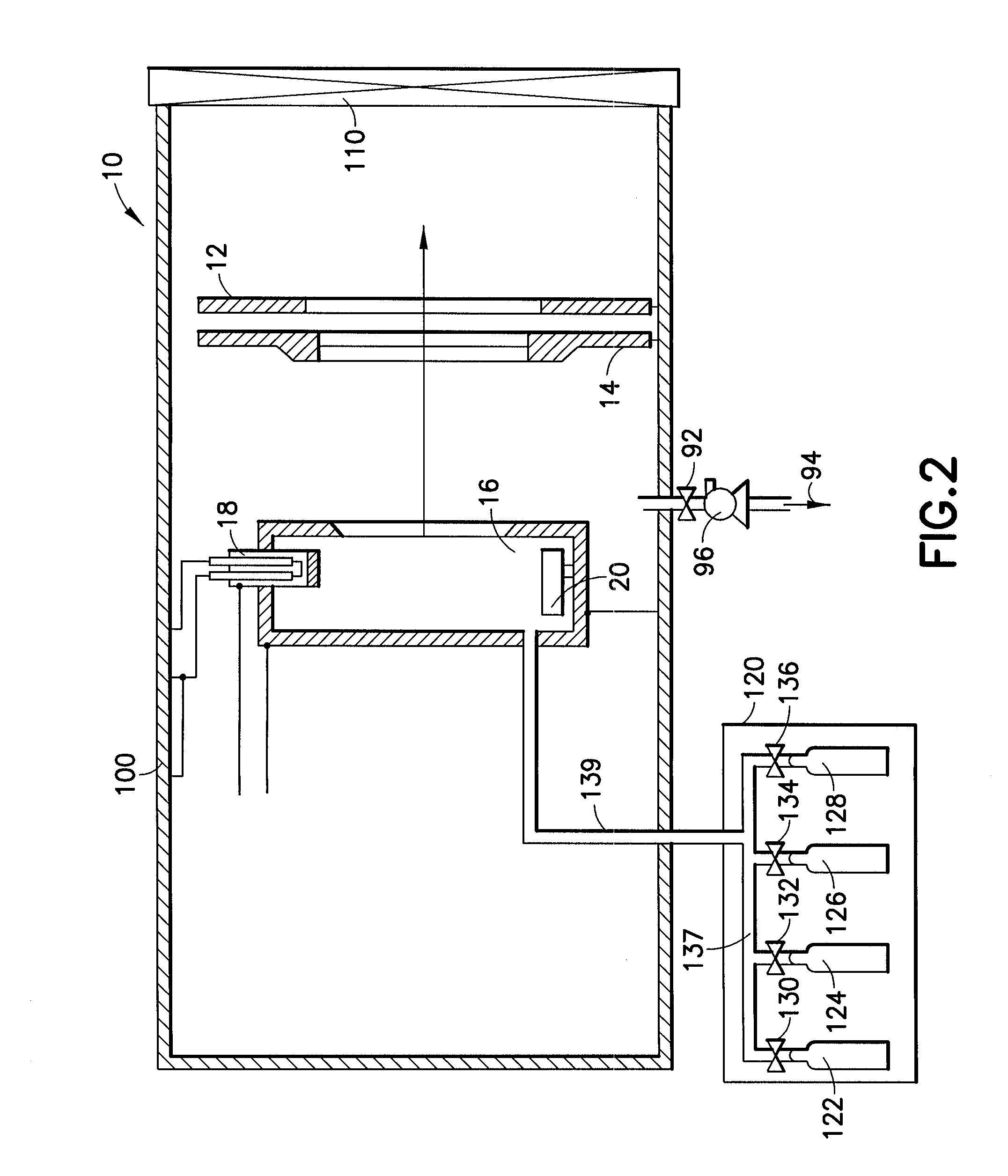 Cleaning of semiconductor processing systems