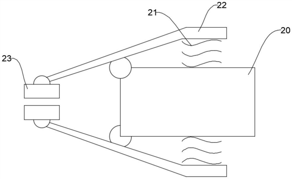 Hollow stainless steel chopstick blank fixed-length cutting device