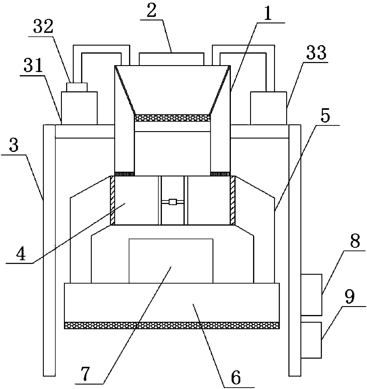 Aluminum powder batching machine