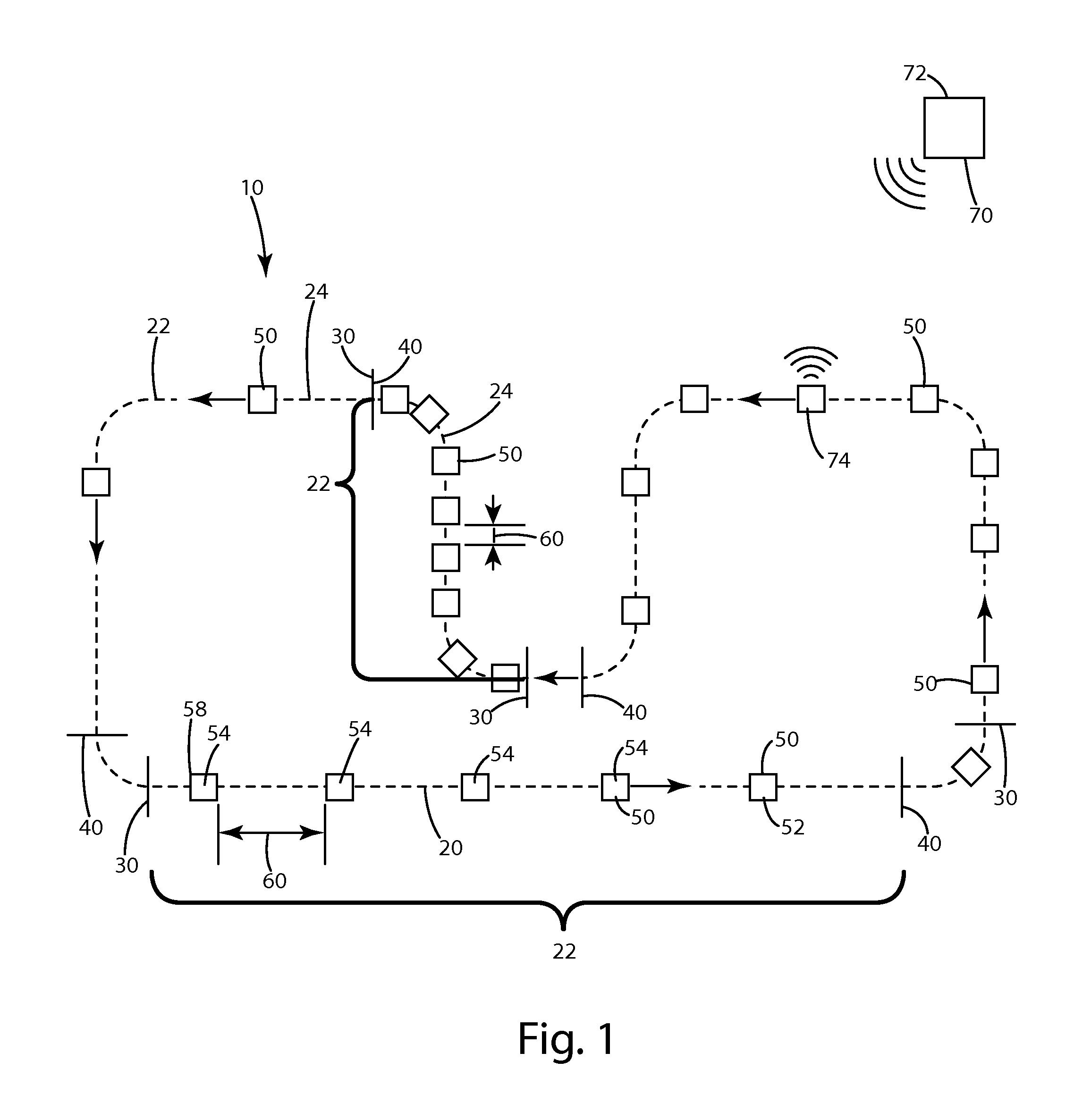 Method of material handling with automatic guided vehicles