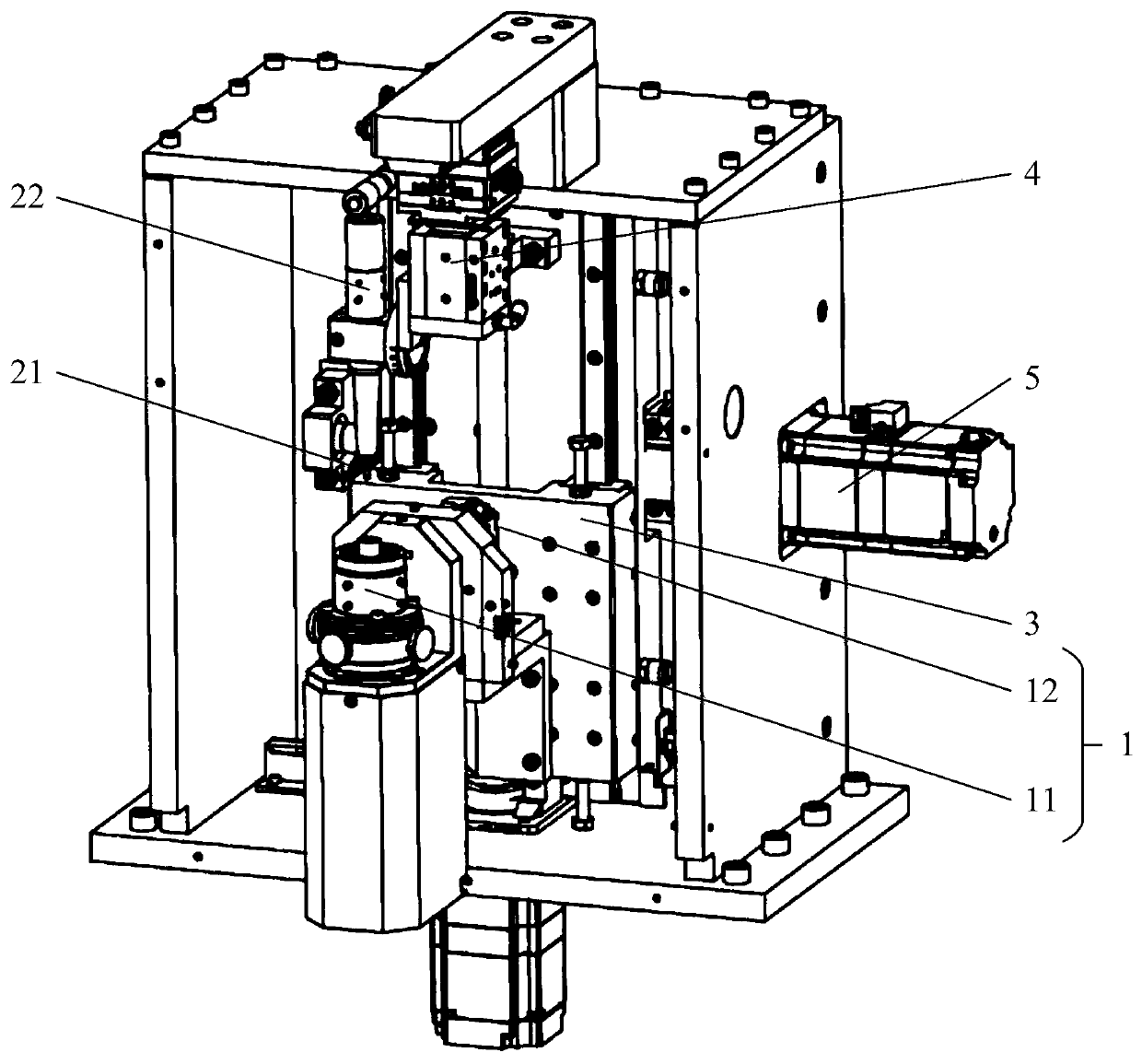 Constant-pressure polishing device for aspheric optical element and constant-pressure polishing method thereof