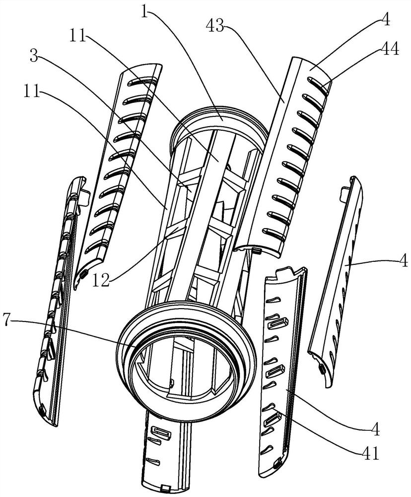 Curling iron assembly and electric hair drier applying curling iron assembly