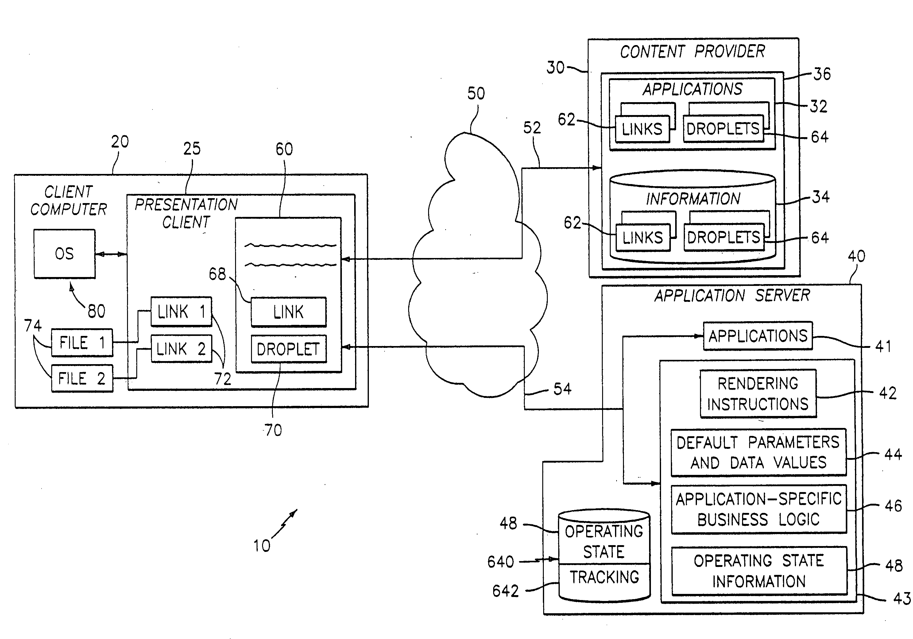 System and method for delivering remotely stored applications and information