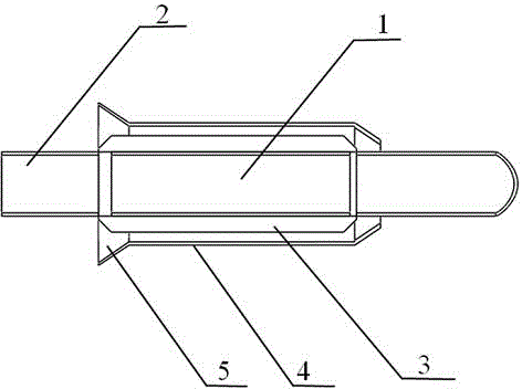 Device for generating electricity and purifying automobile exhaust by utilizing waste heat of automobile exhaust