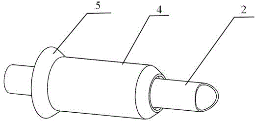 Device for generating electricity and purifying automobile exhaust by utilizing waste heat of automobile exhaust