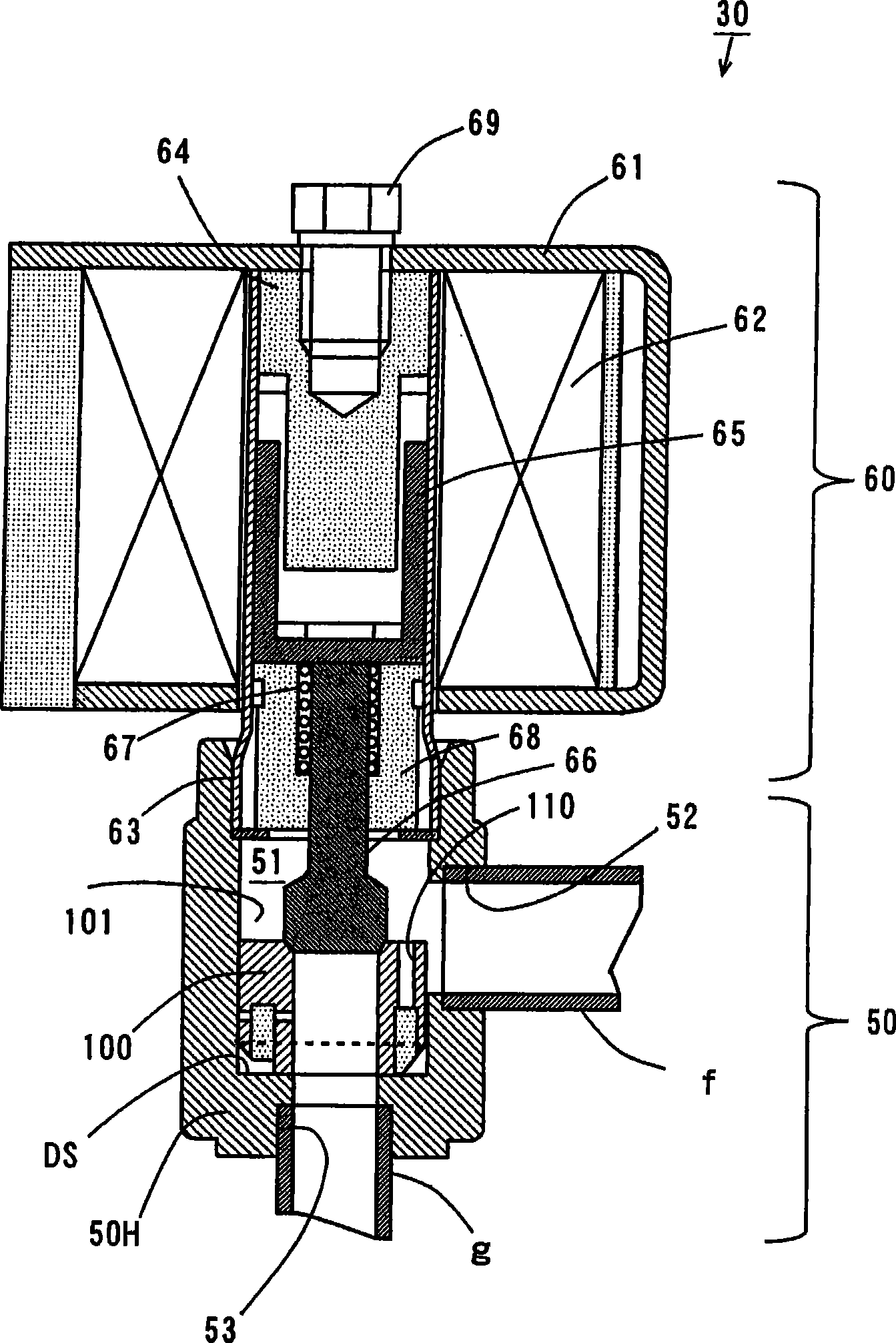 Valve device and air regulator equipped with the same