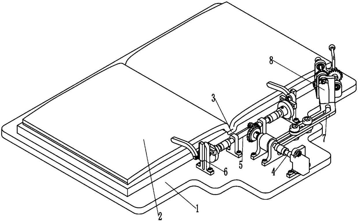 A book-turning machine and voice-activated book-turning machine