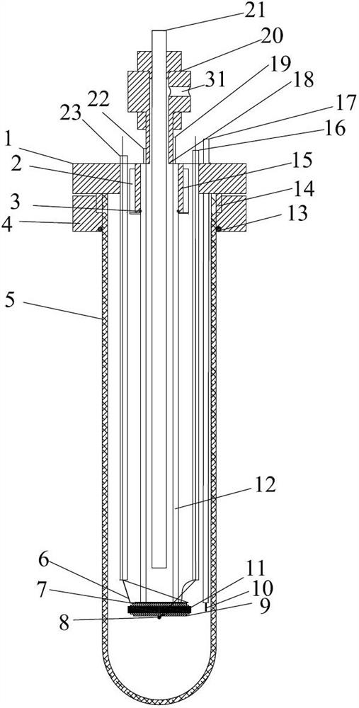 High-temperature solid oxide electrochemical reaction device