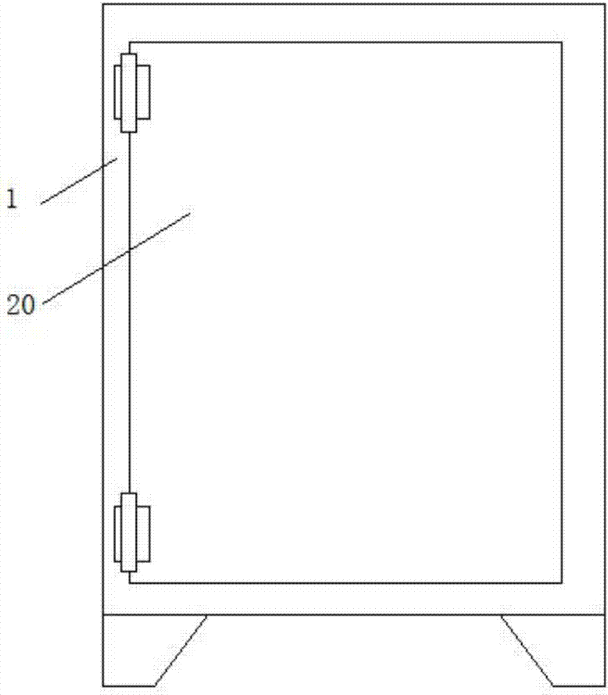 Motor box having dust removal function