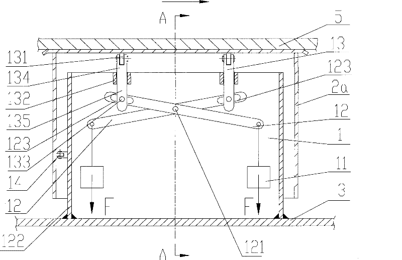 A floating mechanism and an annular air duct end sealing device