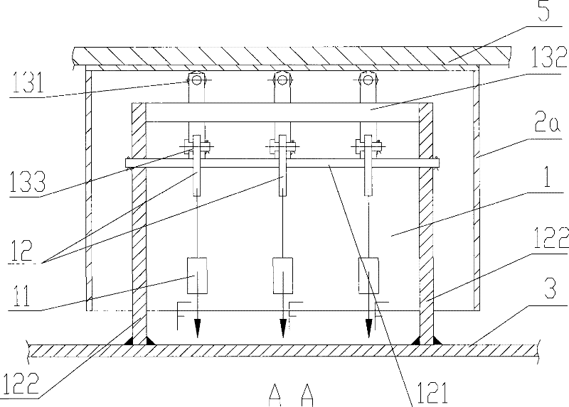 A floating mechanism and an annular air duct end sealing device