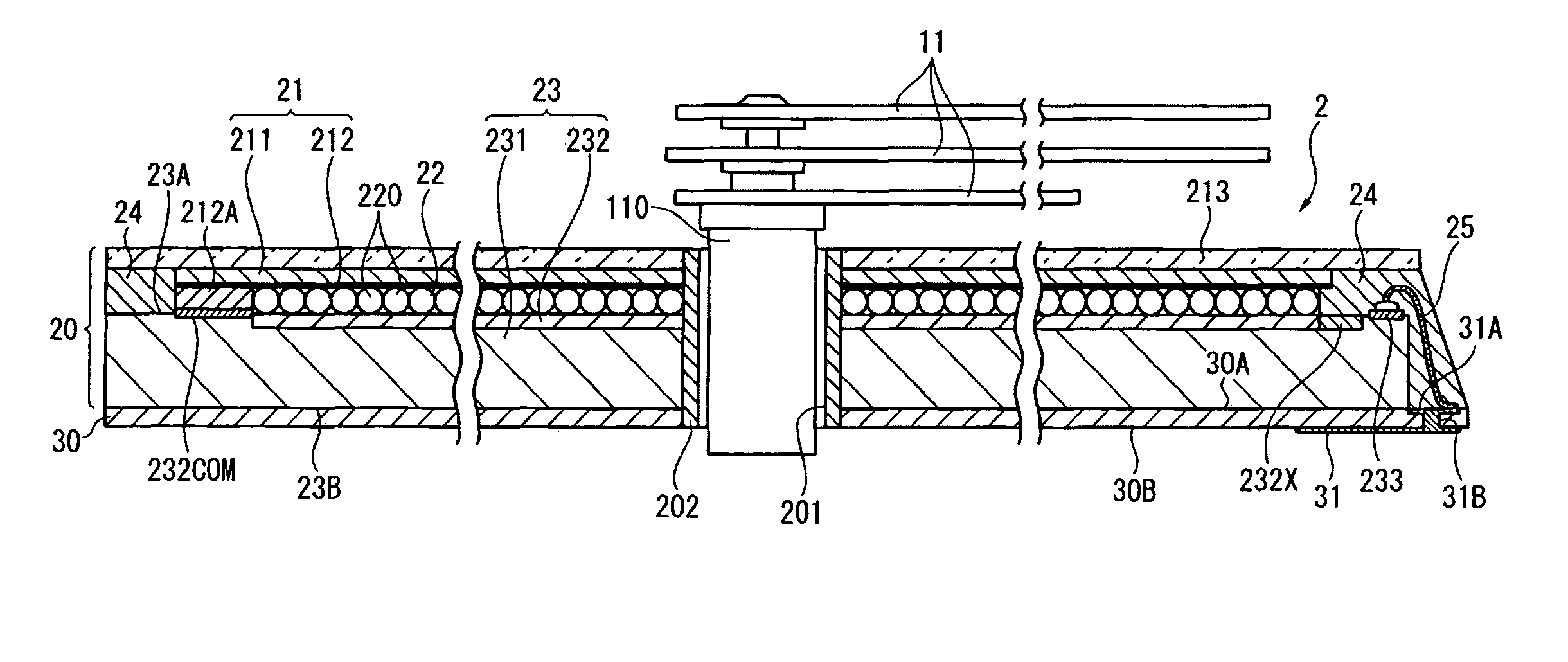 Display device and timepiece