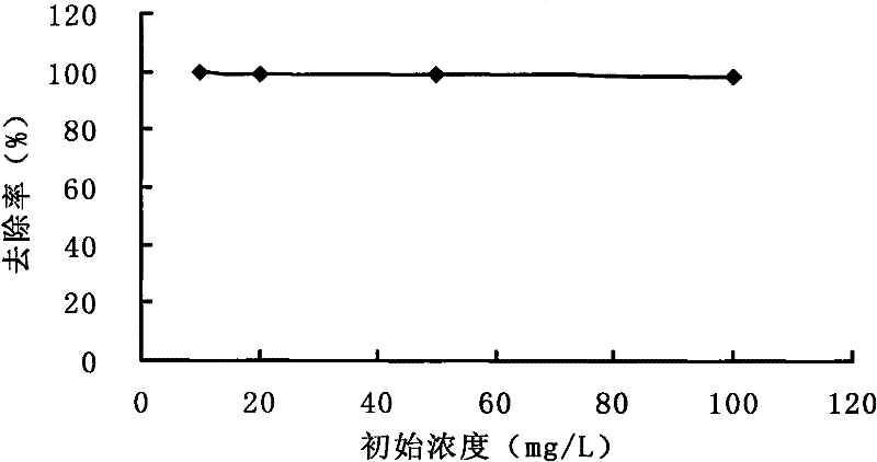 Method for treating tetracycline waste water with iron-modified attapulgite adsorbent