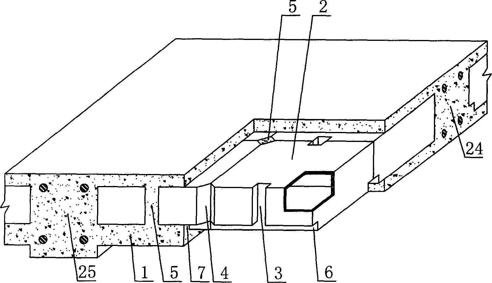 Cast-in-situs concrete board