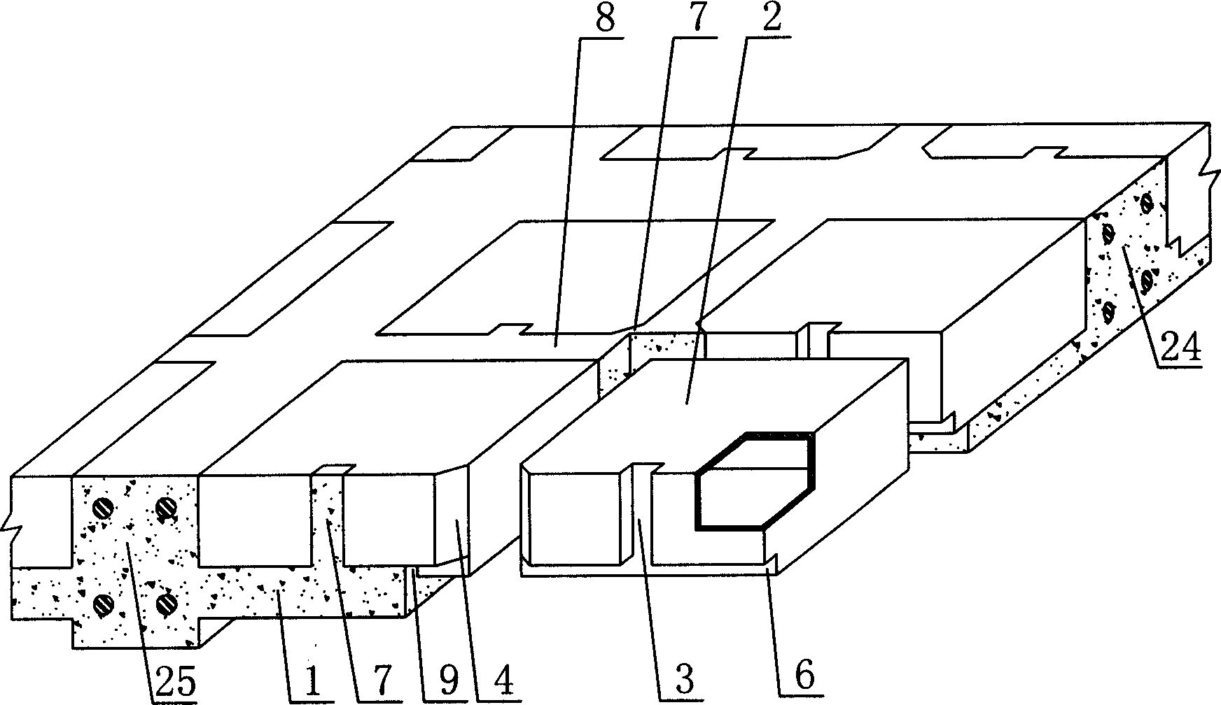 Cast-in-situs concrete board