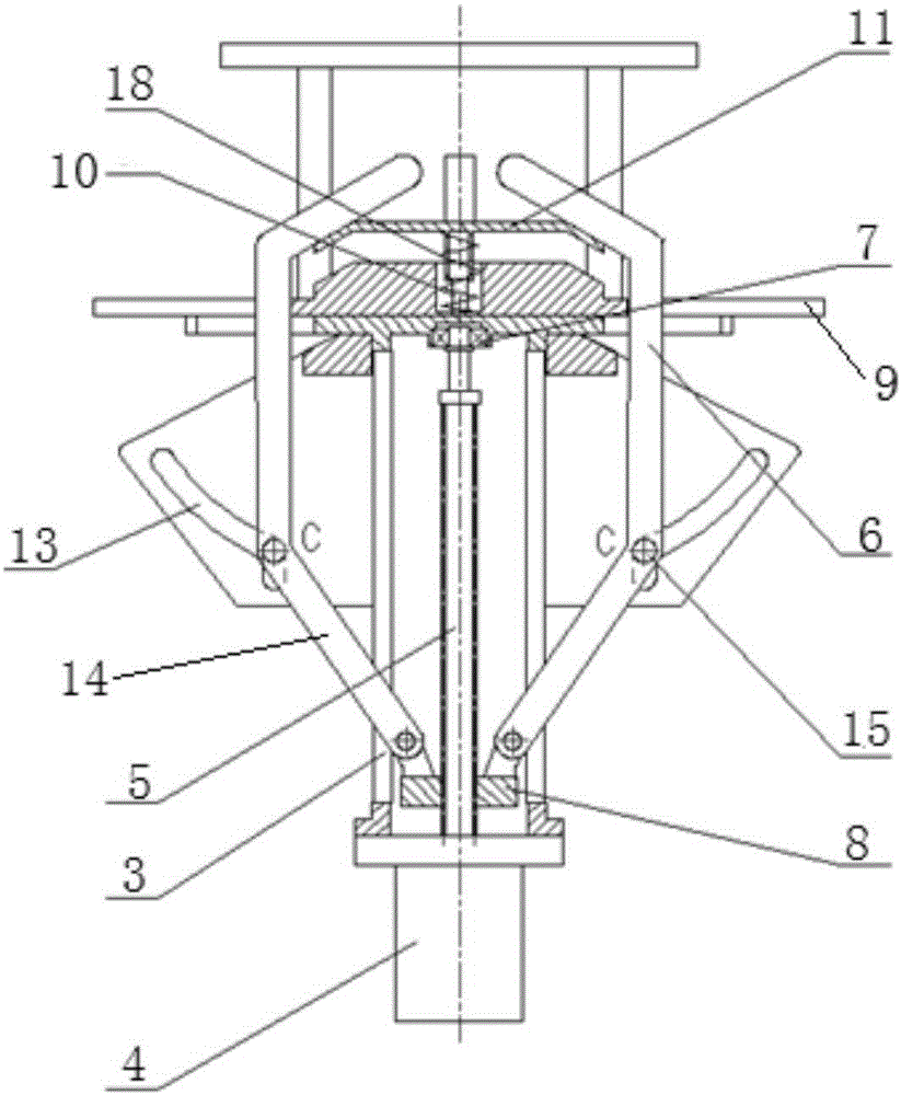 Air vehicle capturing, connecting and separating device