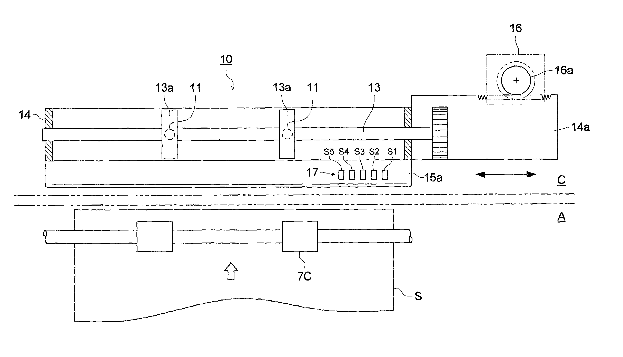 Hole-punching processor and image forming apparatus