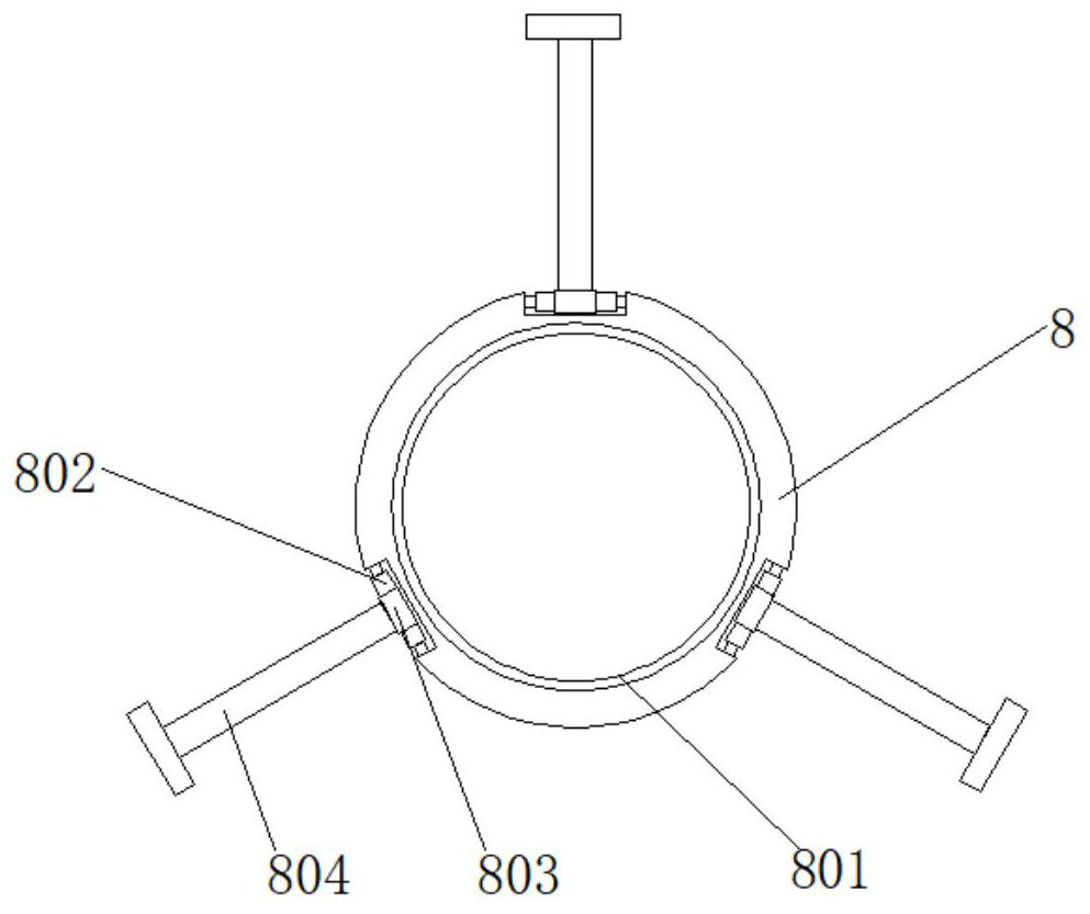 Treatment handle device for shock wave therapy instrument