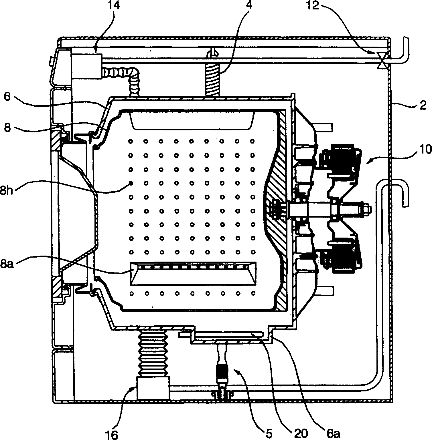 Jet type drum washing machine