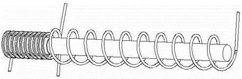 On-line solid-state phase change treatment device for alloy rod billet and treatment method thereof