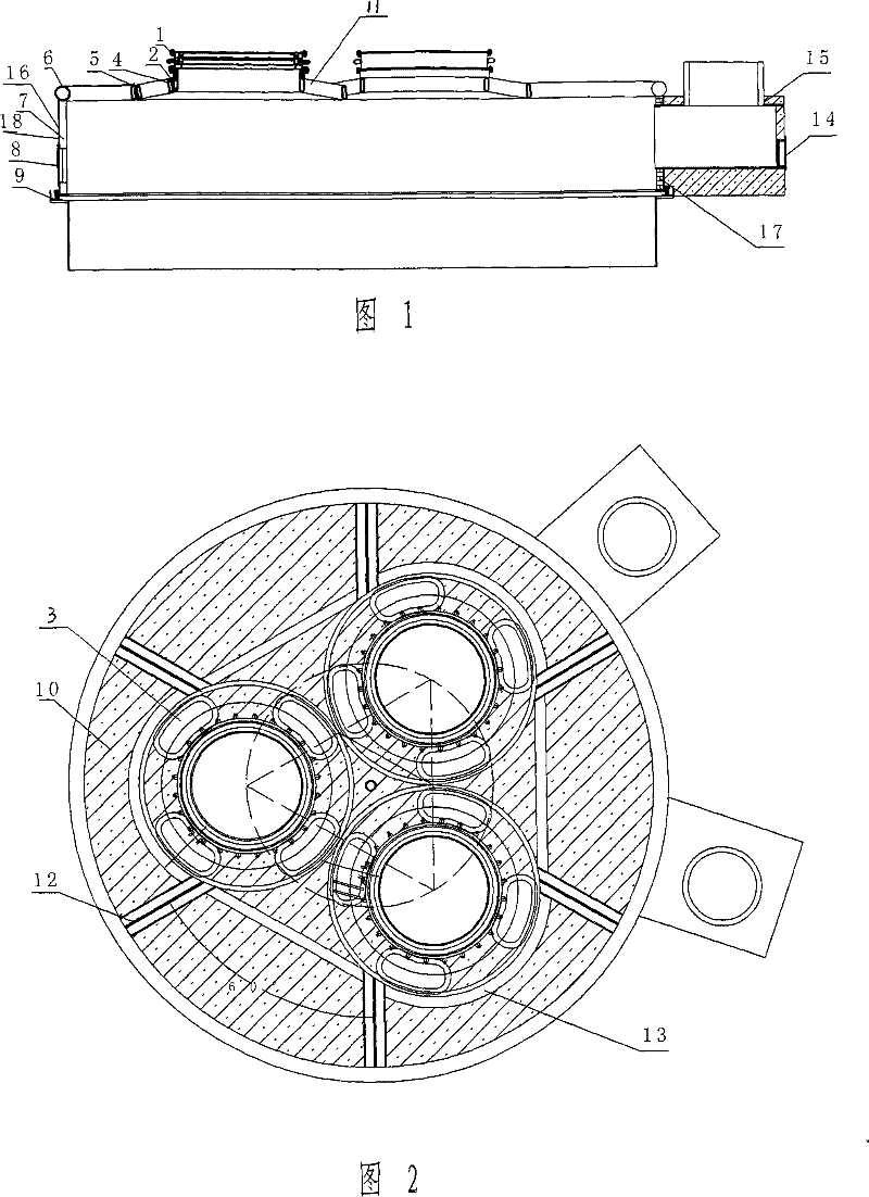 Furnace cover of closed type calcium carbide furnace and process for producing same