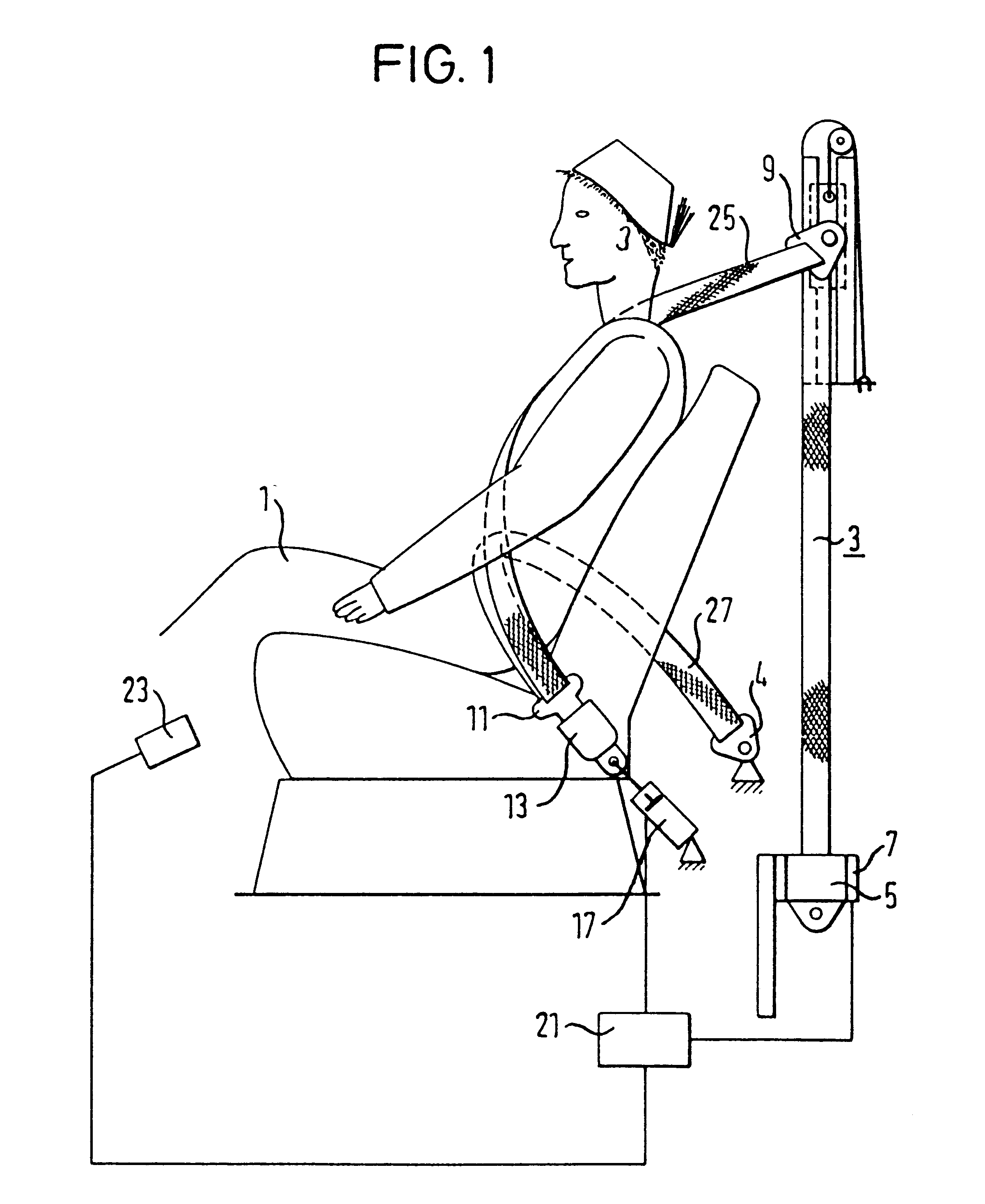 Vehicle occupant restraint system