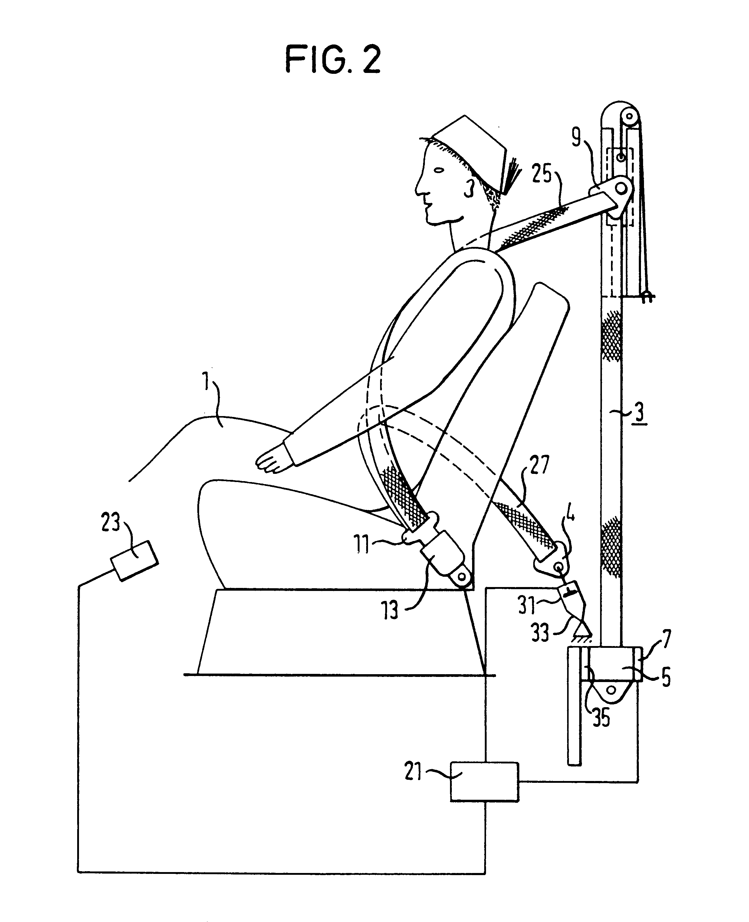 Vehicle occupant restraint system