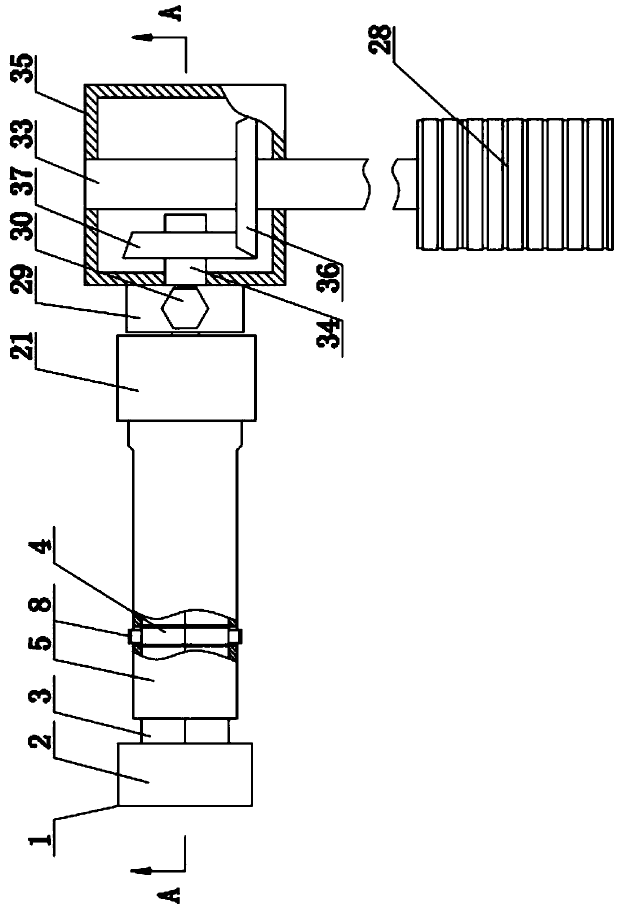 Rapid labor-saving spanner for electric power maintenance