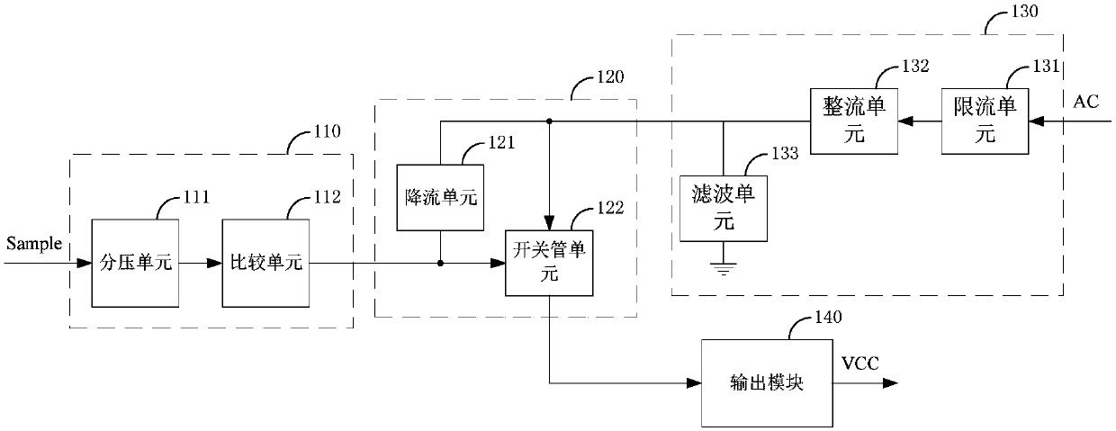 Overvoltage protection circuit and switching power supply