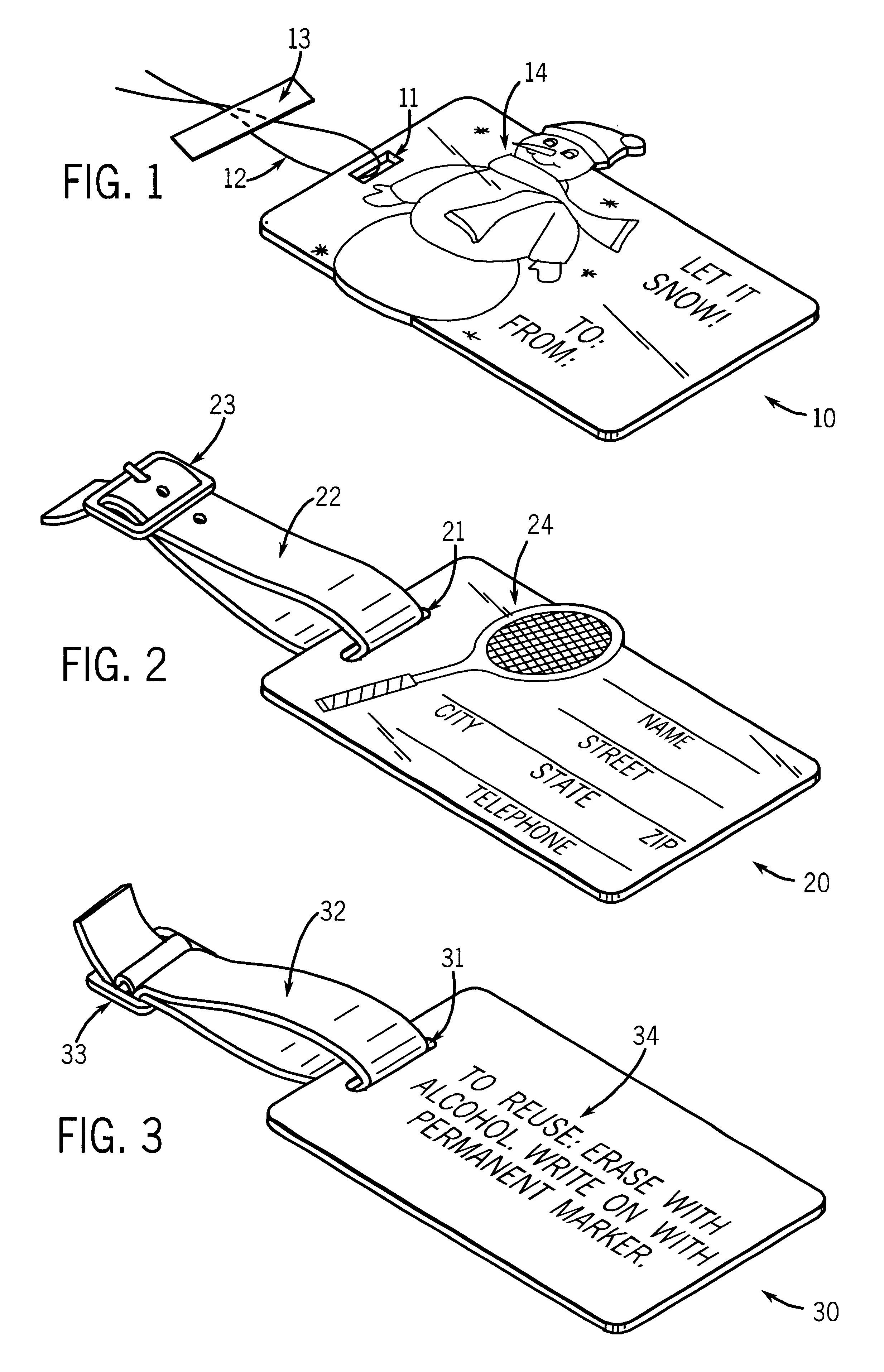 Reusable information tag