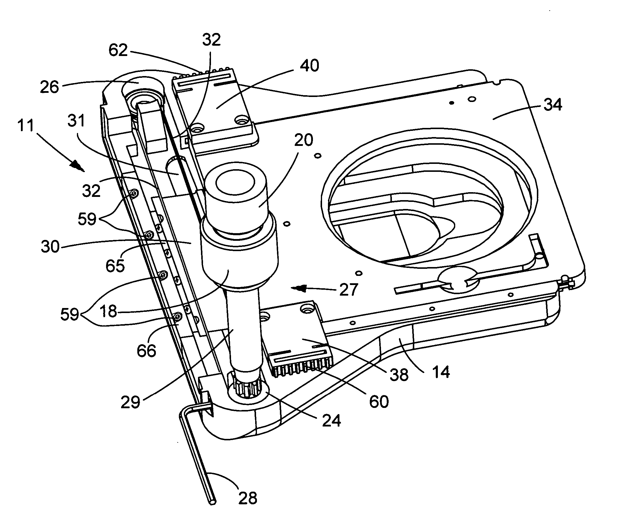 Shielded-ergonomic microscope stages