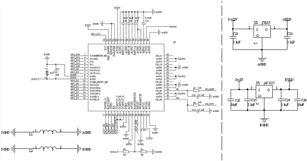 Digital demodulation system for three-floated gyroscopes