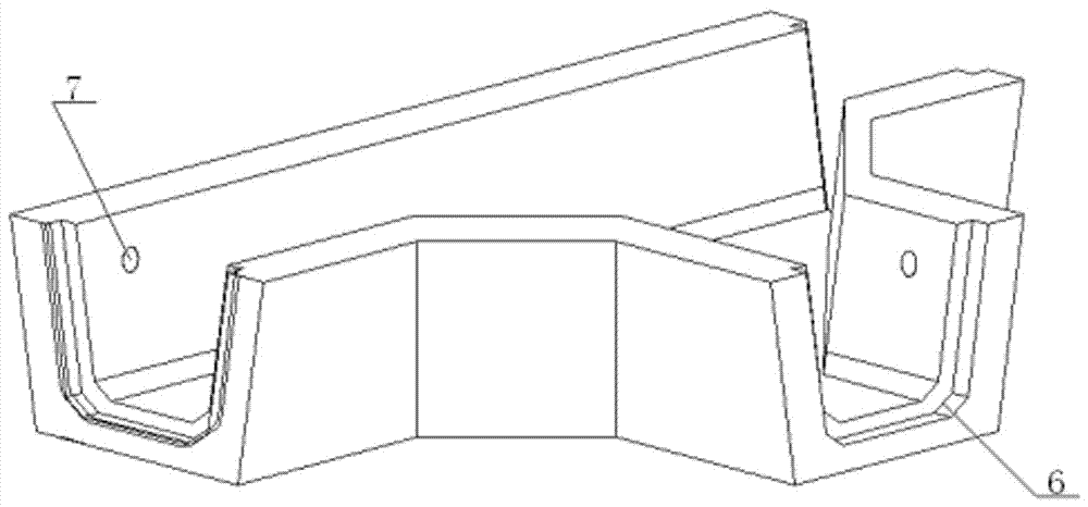 Production method of canal tee prefabricated part