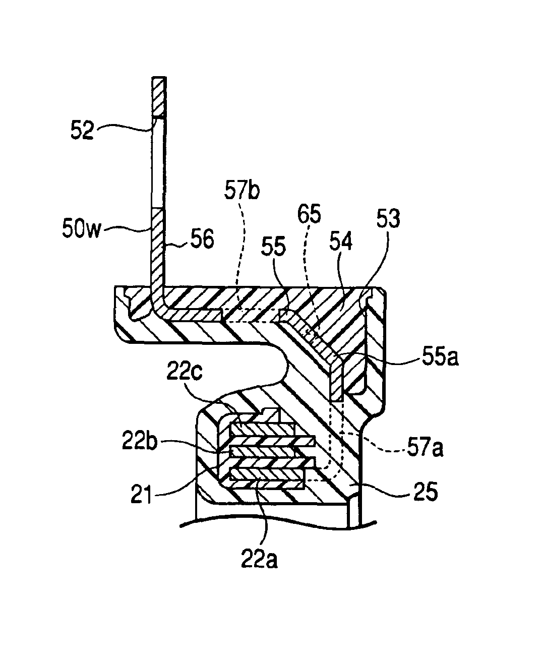 Centralized power distribution unit having bus bars accommodated in holding grooves of insulating holders