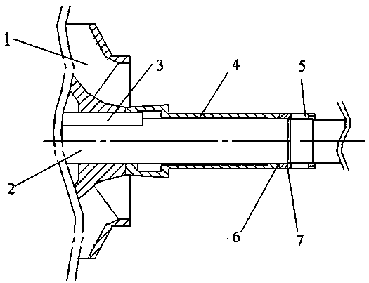 Pump shaft sleeve