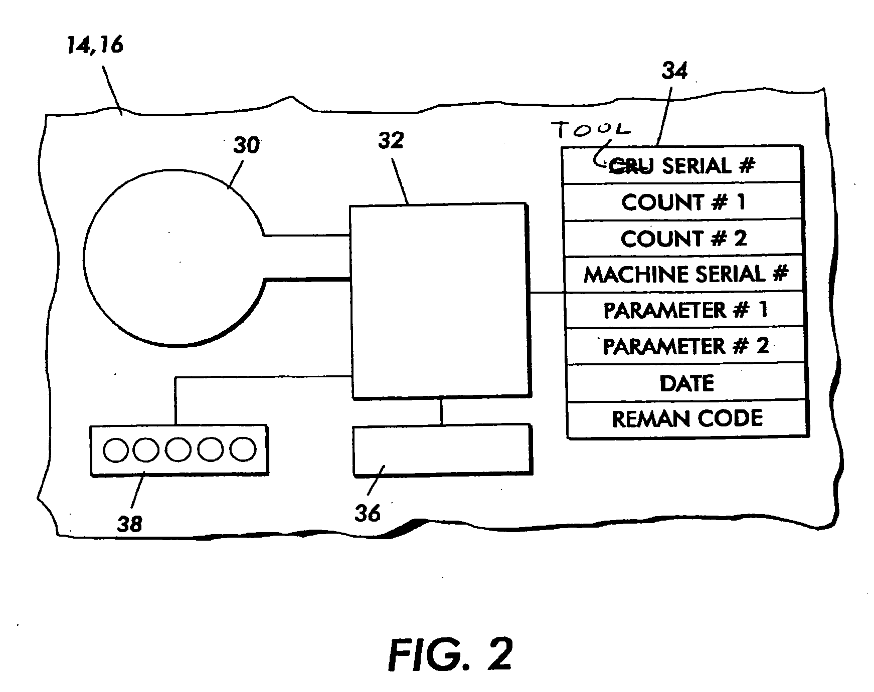 Processes for using a memory storage device in conjunction with tooling